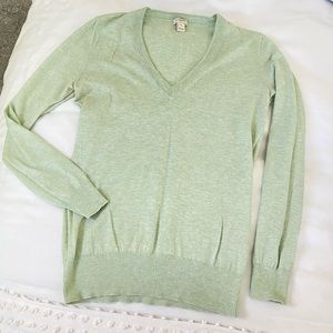 J Crew pastel green sweater